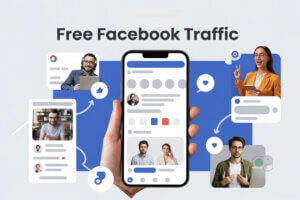 free Facebook traffic on a mobile